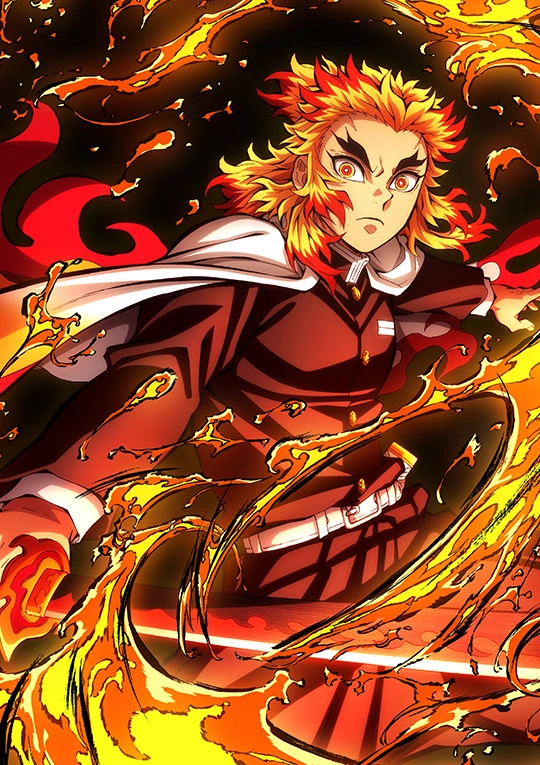 Respiração das Chamas de Demon Slayer, estilo hereditário da família Rengoku