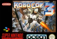 Robocop 3: o licenciado ambicioso e irregular do Super Nintendo Capa de Robocop 3 para Super Nintendo
