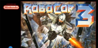 Robocop 3: o licenciado ambicioso e irregular do Super Nintendo Capa de Robocop 3 para Super Nintendo