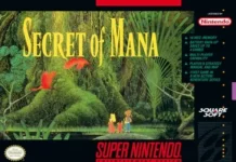 Secret of Mana: o RPG de ação que brilhou no Super Nintendo Capa de Secret of Mana para Super Nintendo