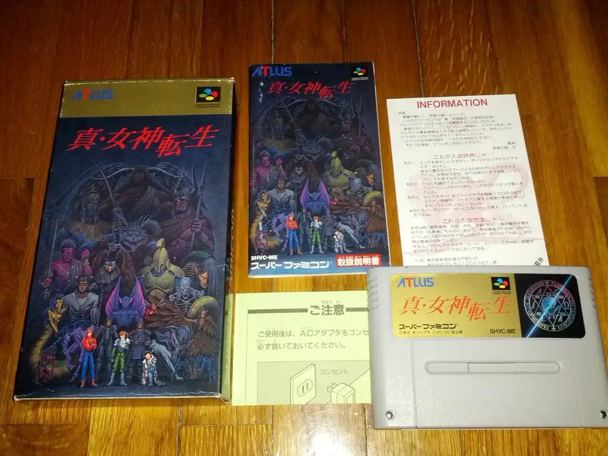 Gameplay de Shin Megami Tensei no Super Nintendo