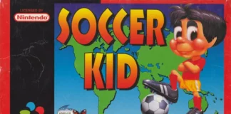 Soccer Kid: o plataforma em que a bola é a arma no SNES Capa de Soccer Kid para Super Nintendo