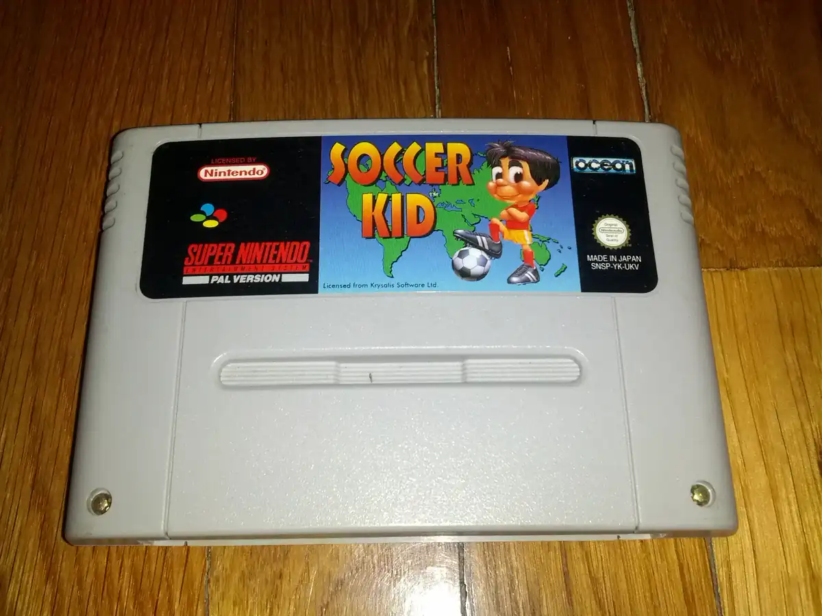 Gameplay de Soccer Kid no Super Nintendo