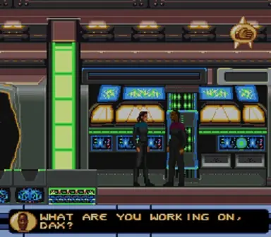 Cena de Star Trek DS9 Crossroads of Time no Super Nintendo