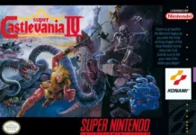 Super Castlevania IV: o clássico gótico que exibiu o poder do SNES Capa norte-americana de Super Castlevania IV para Super Nintendo