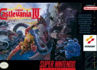Super Castlevania IV: o clássico gótico que exibiu o poder do SNES Capa norte-americana de Super Castlevania IV para Super Nintendo