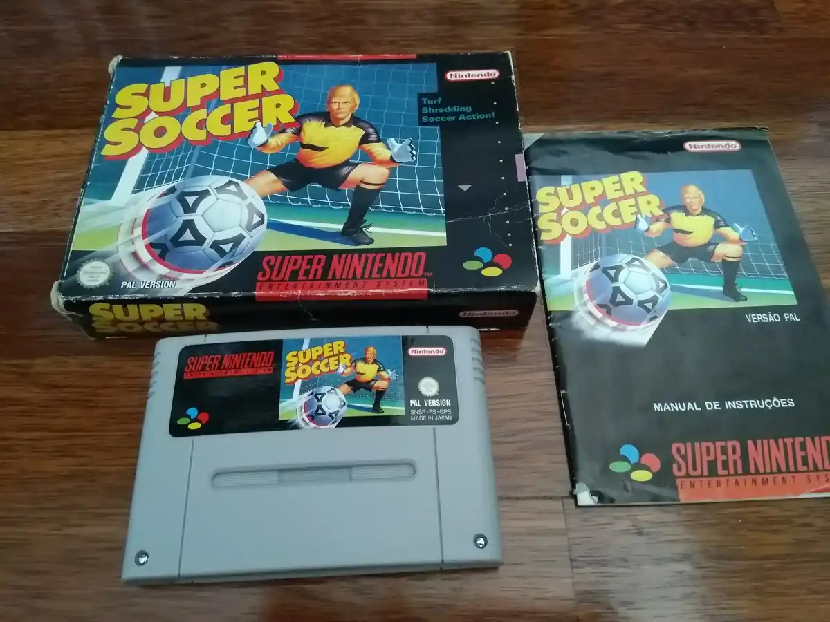 Gameplay de Super Soccer no Super Nintendo