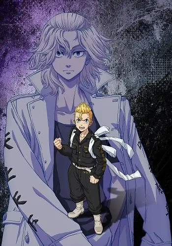 Poster de Tokyo Revengers, arco da Guerra dos Tres Titas, com Takemichi