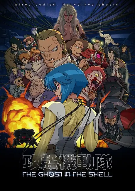 Poster do anime The Ghost in the Shell 2026 da Science SARU