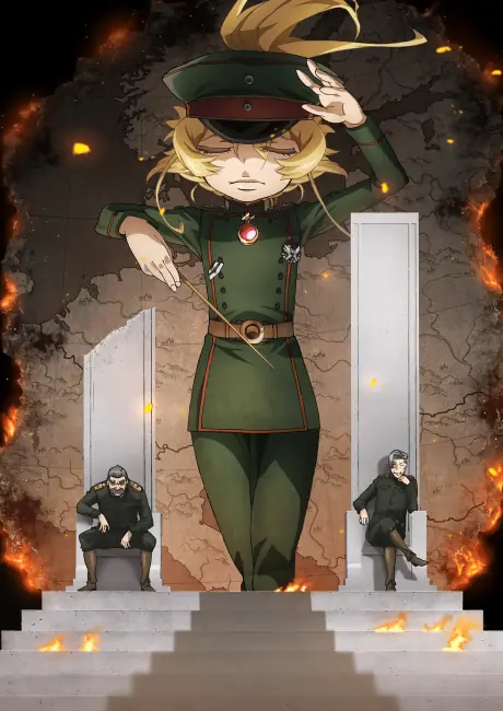 Poster de Saga of Tanya the Evil Temporada 2, anime de verao 2026