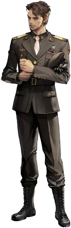 Andersen, personagem masculino de NIKKE, em arte oficial