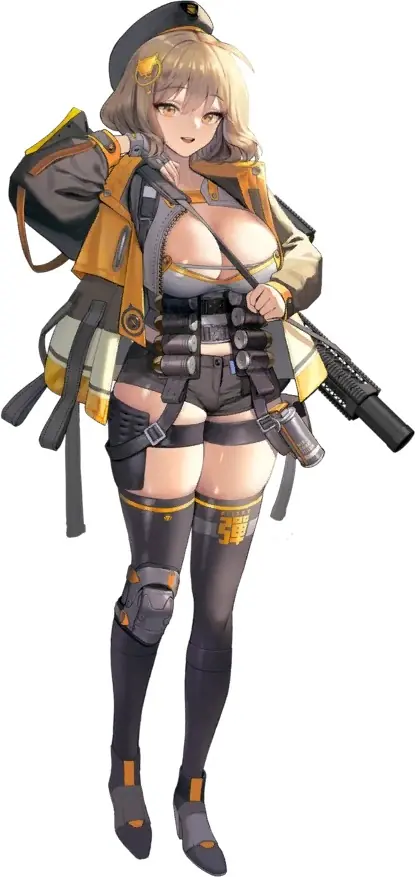 Anis, personagem de NIKKE, em arte oficial do jogo