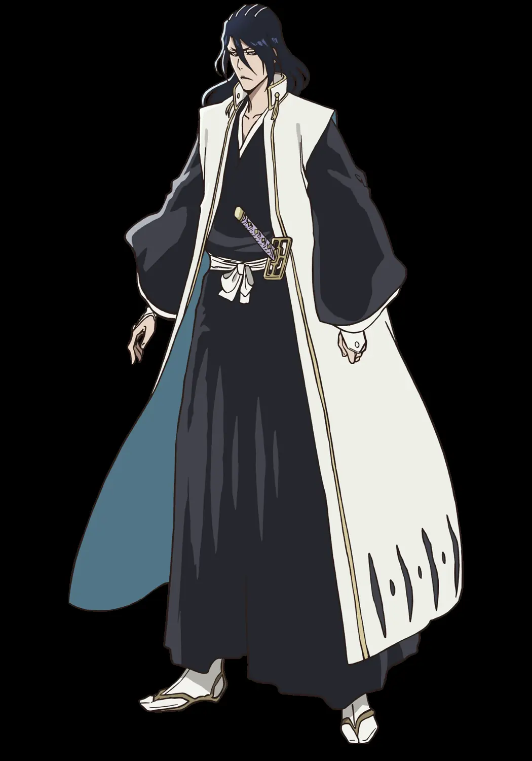 Byakuya Kuchiki, capitão do 6º esquadrão do Gotei 13 em Bleach