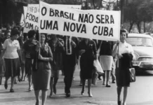 Demonização da esquerda: por que acontece e os filmes que desmascaram isso Por que a esquerda é demonizada: Marcha da Familia com Deus pela Liberdade em Sao Paulo, 1964