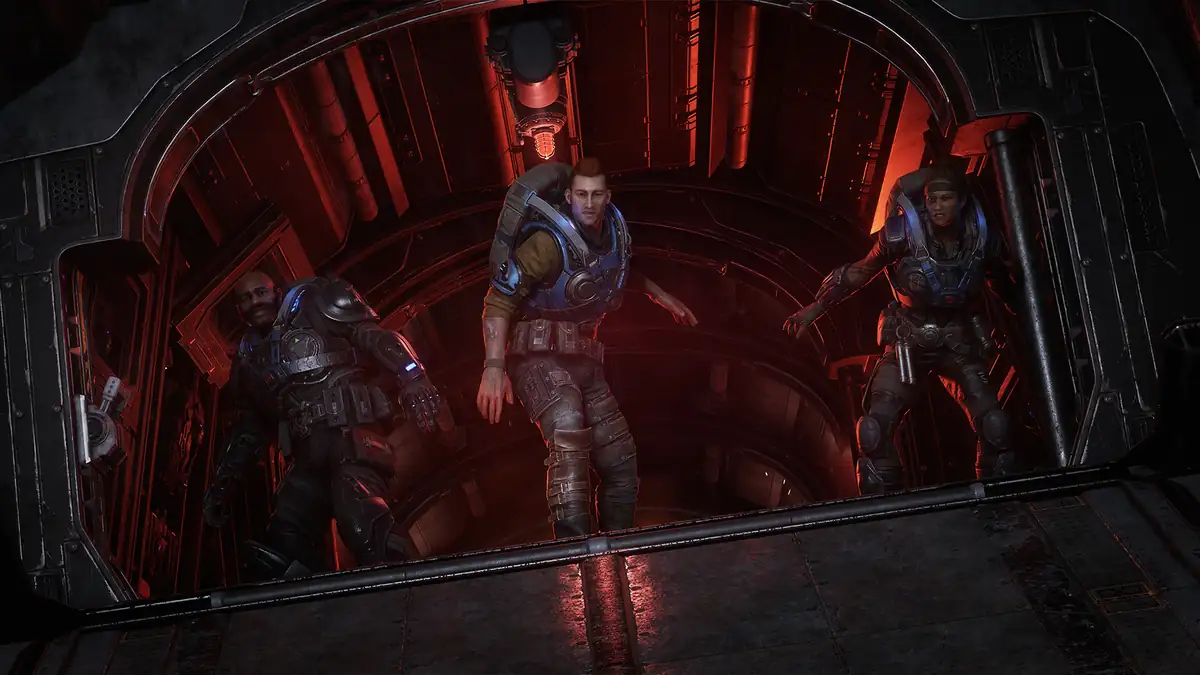 Esquadrao Scorpio na expansao Hivebusters de Gears 5