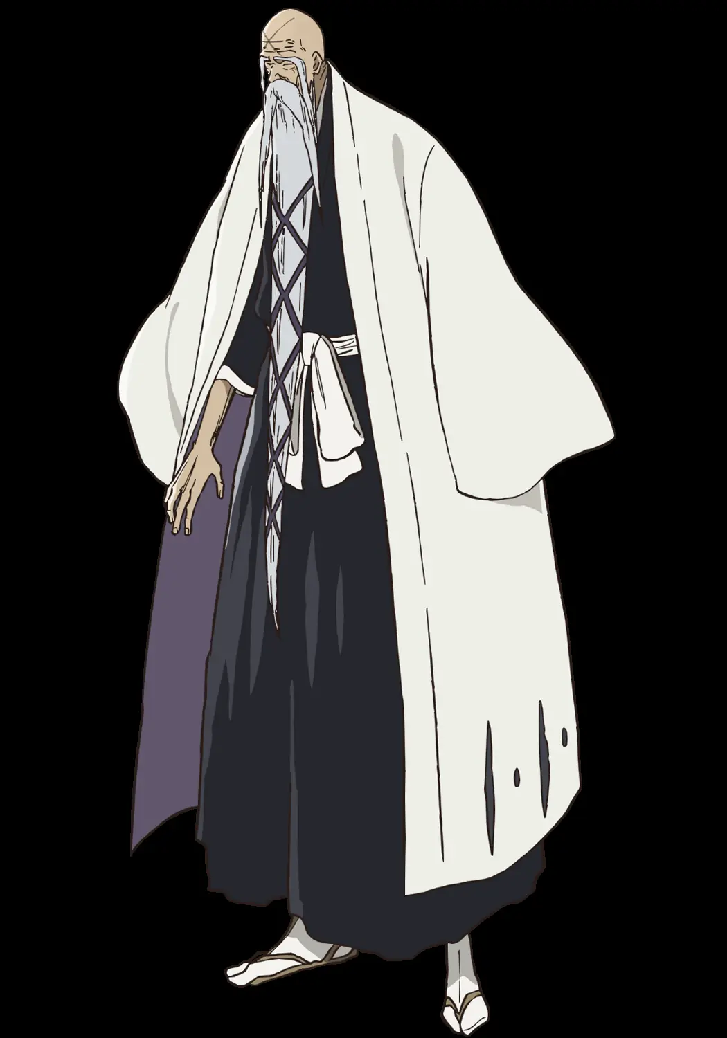 Genryusai Yamamoto, fundador do Gotei 13 e primeiro Comandante-Geral em Bleach