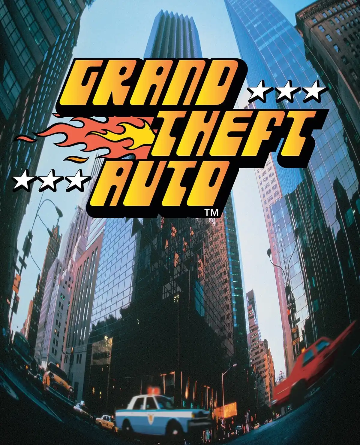 Capa de Grand Theft Auto, primeiro jogo da serie, lancado em 1997
