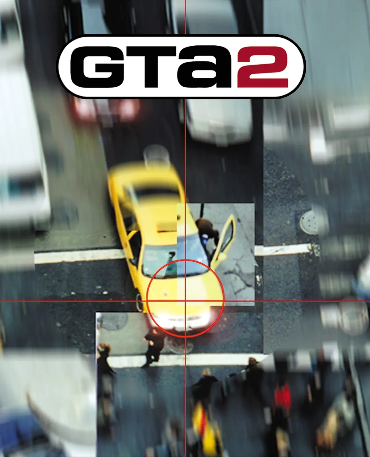 Capa de Grand Theft Auto 2, lancado em 1999 e ambientado em Anywhere City
