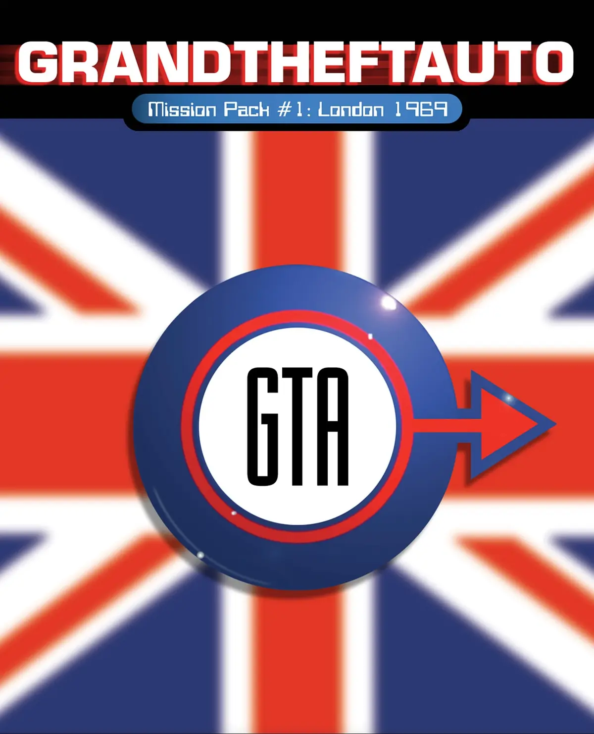 Capa de GTA London 1969, expansao de 1999 ambientada em Londres