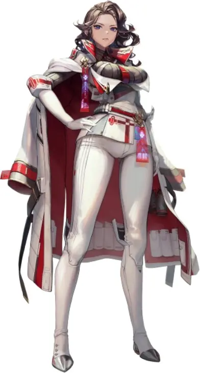 Ingrid, personagem de NIKKE, em arte oficial do jogo
