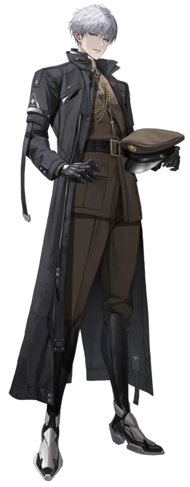 Johan, personagem masculino de NIKKE, em arte oficial