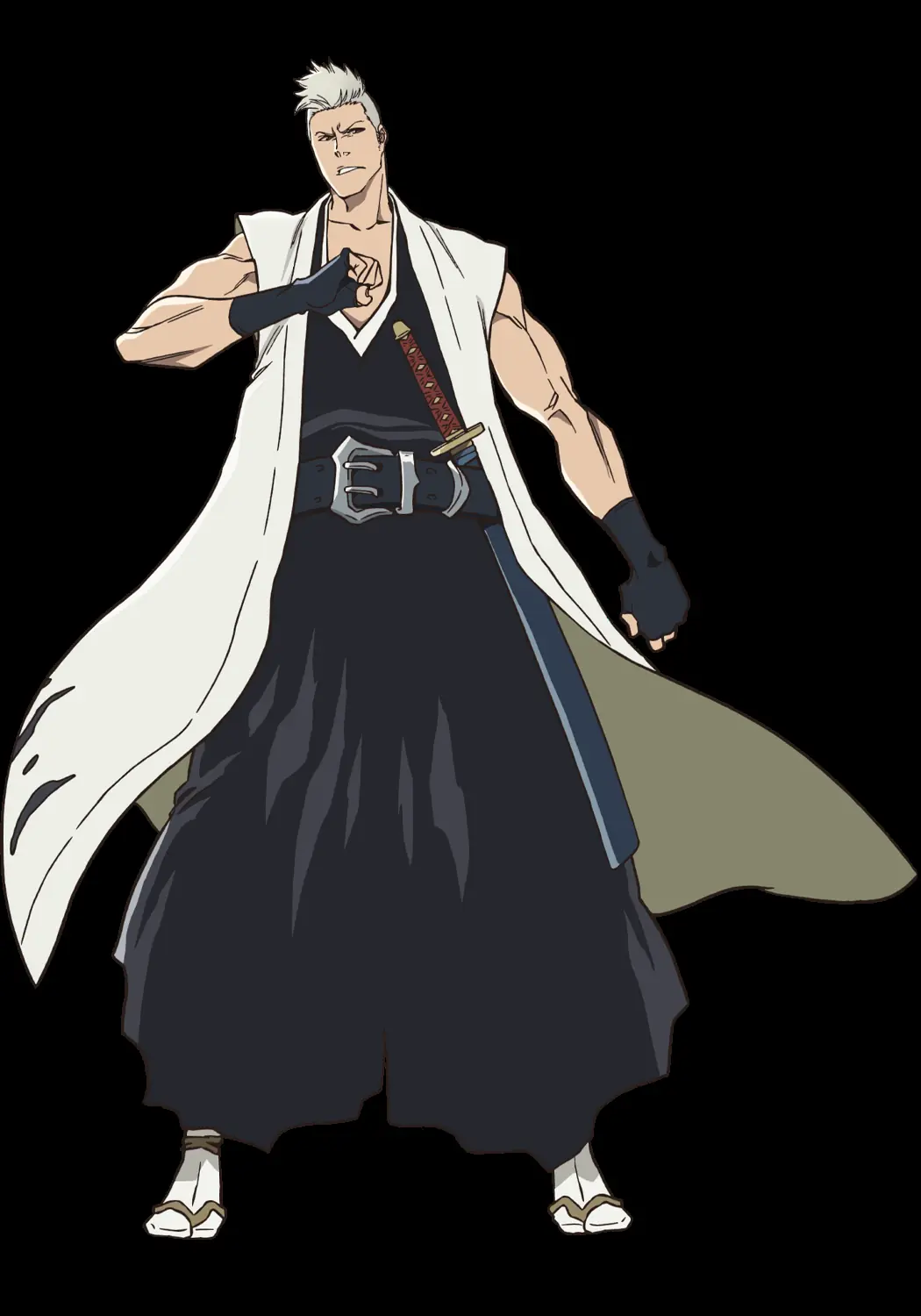 Kensei Muguruma, capitão do 9º esquadrão do Gotei 13 em Bleach