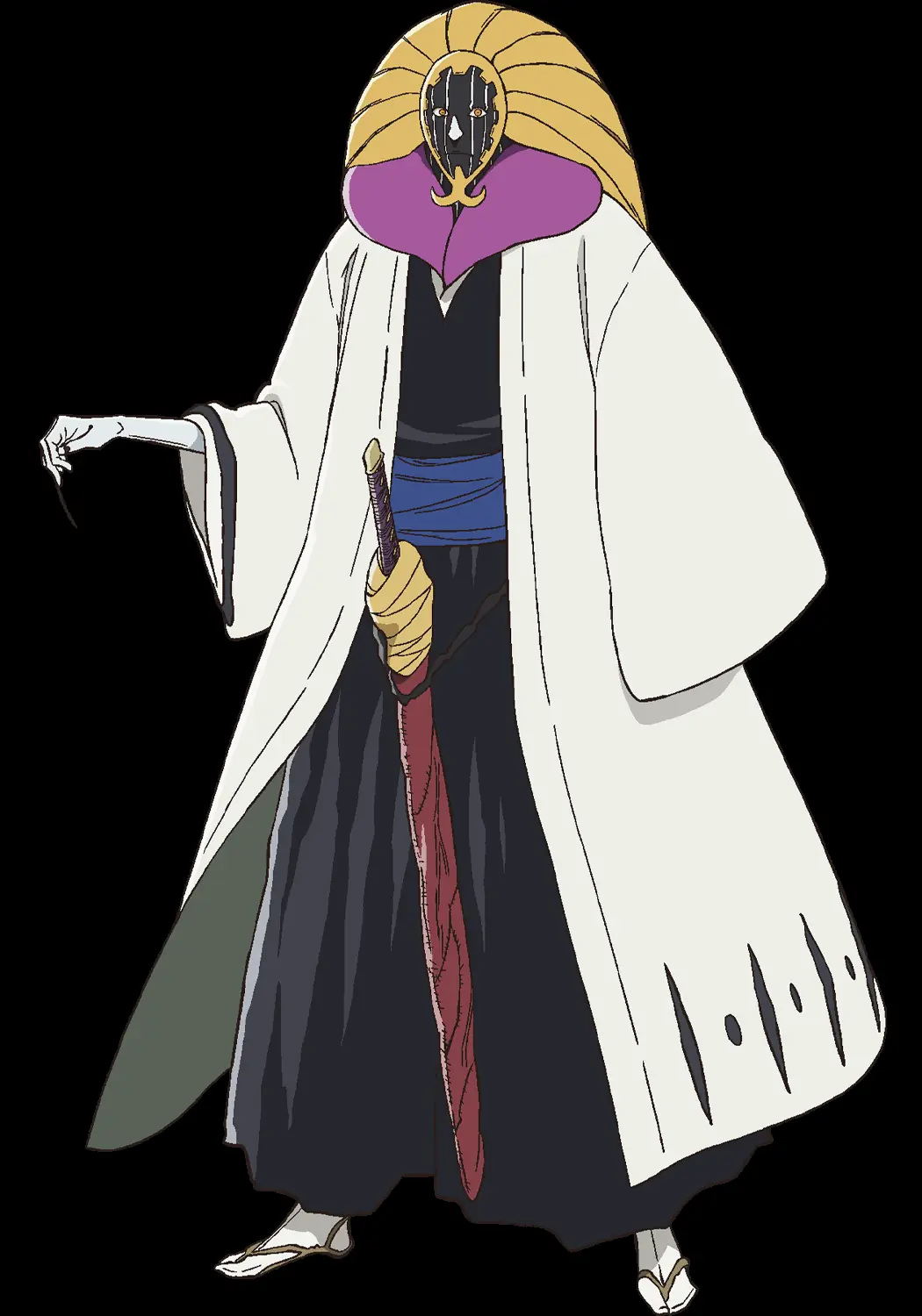 Mayuri Kurotsuchi, capitão do 12º esquadrão do Gotei 13 em Bleach