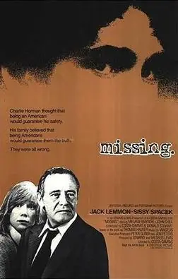 Poster do filme Missing (1982), de Costa-Gavras