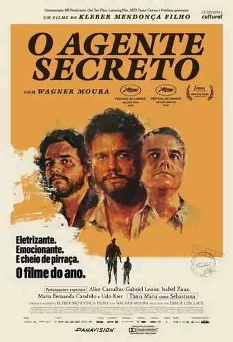 Poster do filme O Agente Secreto (2025), de Kleber Mendonça Filho