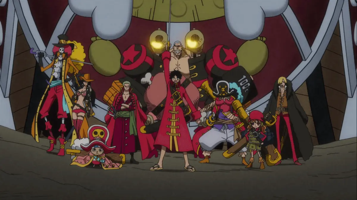 One Piece Film: Z (2012), 12º filme, com o ex-almirante Zephyr