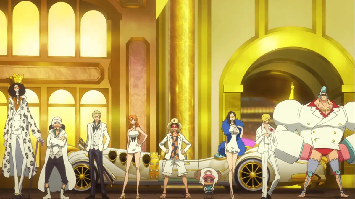 One Piece Film: Gold (2016), 13º filme, no navio-cassino Gran Tesoro