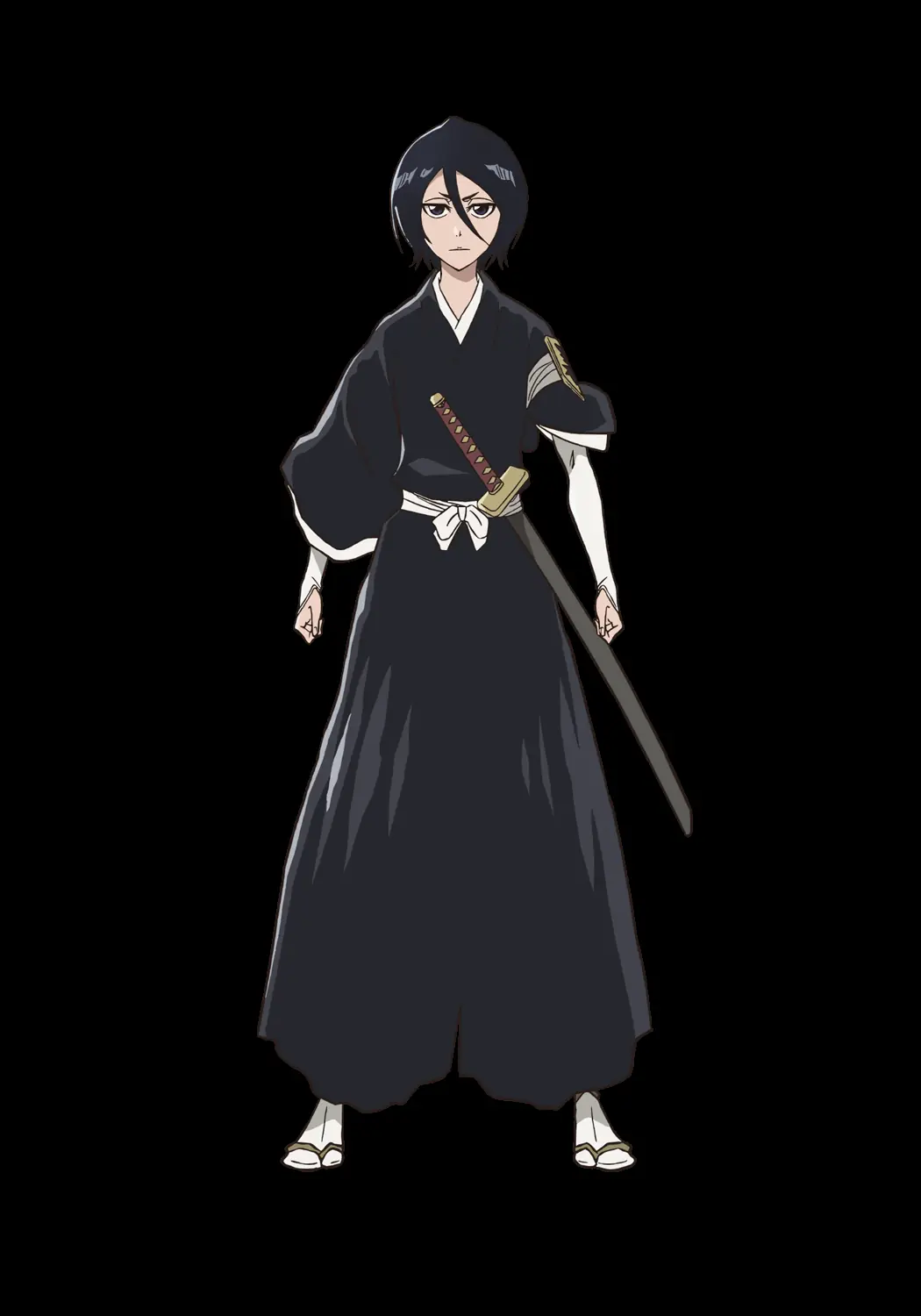 Rukia Kuchiki, capitã do 13º esquadrão do Gotei 13 no epílogo de Bleach