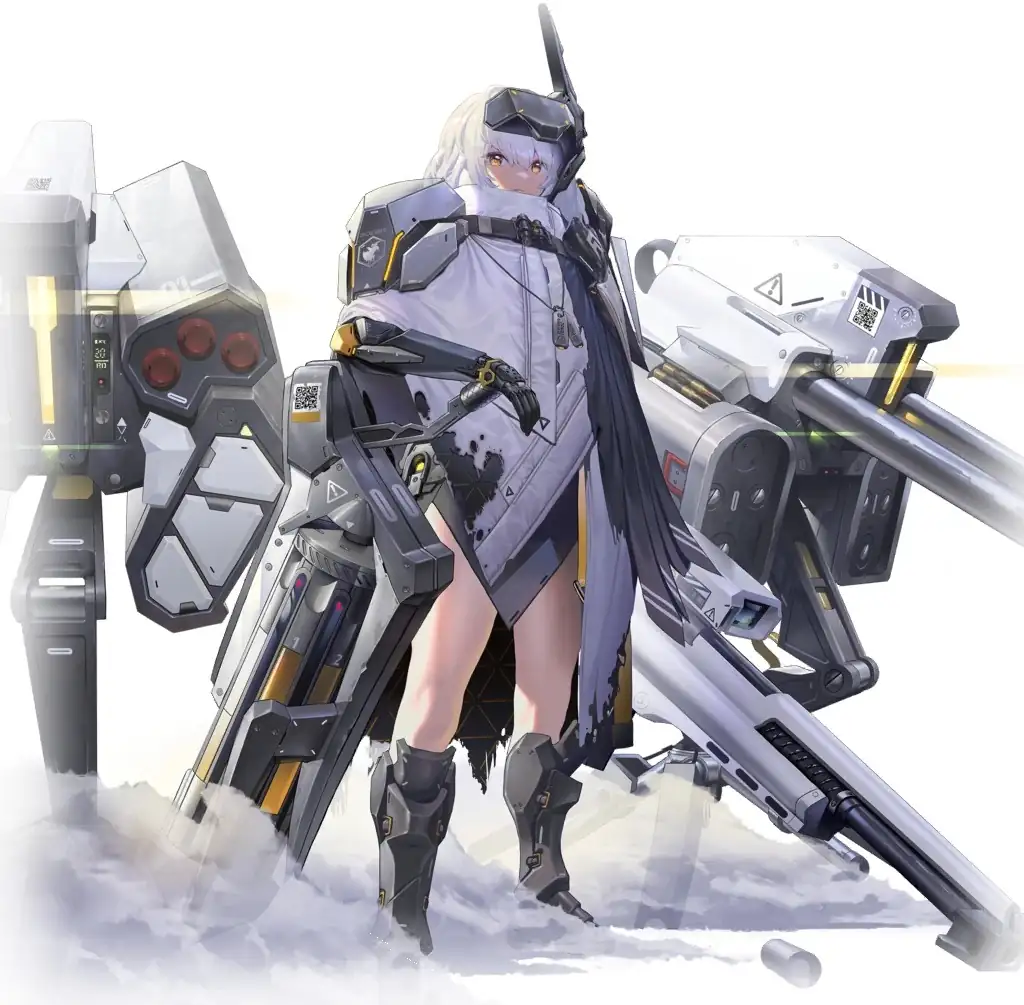 Snow White, personagem de NIKKE, em arte oficial do jogo