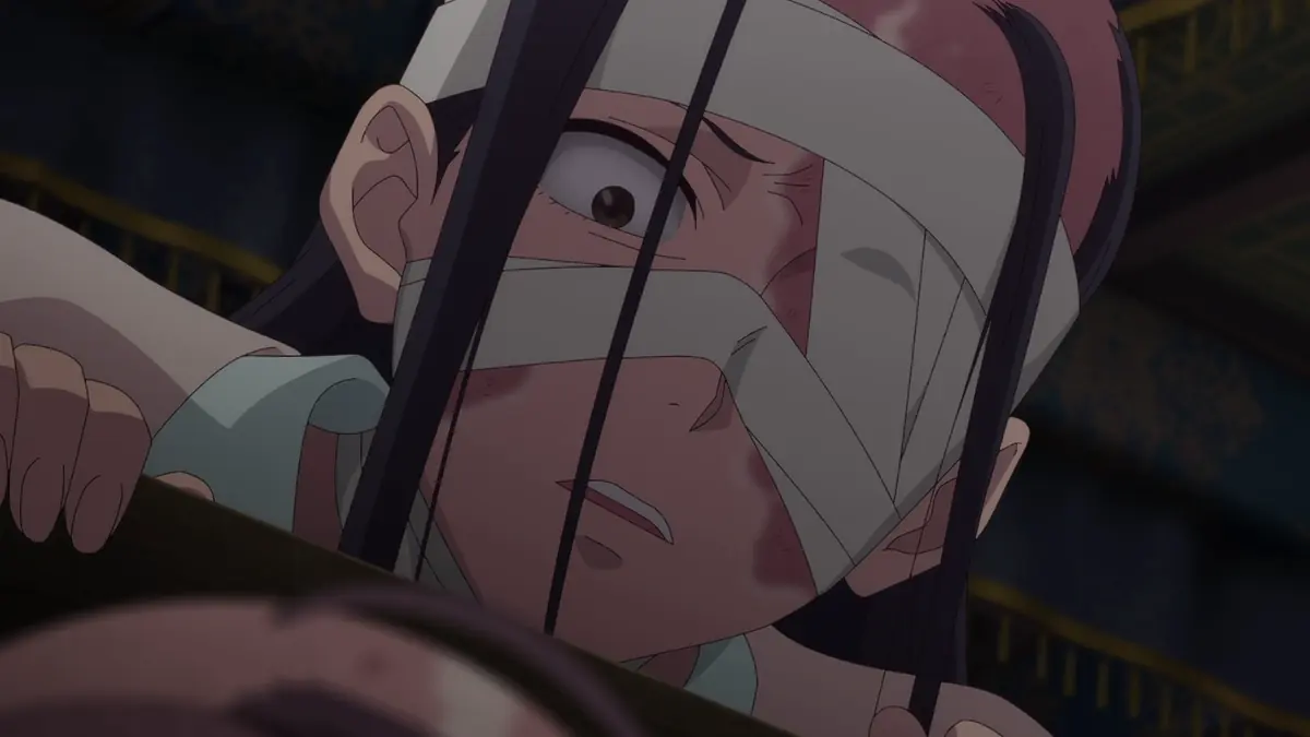 Son, consorte de escalão baixo, no episódio 27 do anime Diários de uma Apotecária