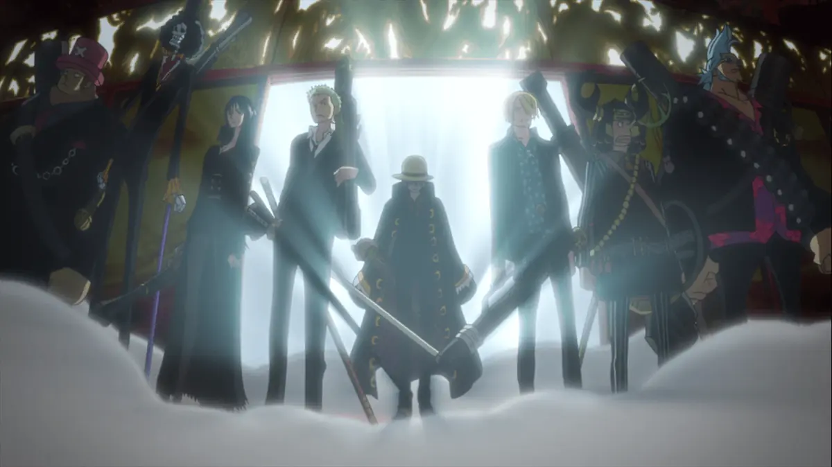 One Piece Film: Strong World (2009), décimo filme, com roteiro de Eiichiro Oda