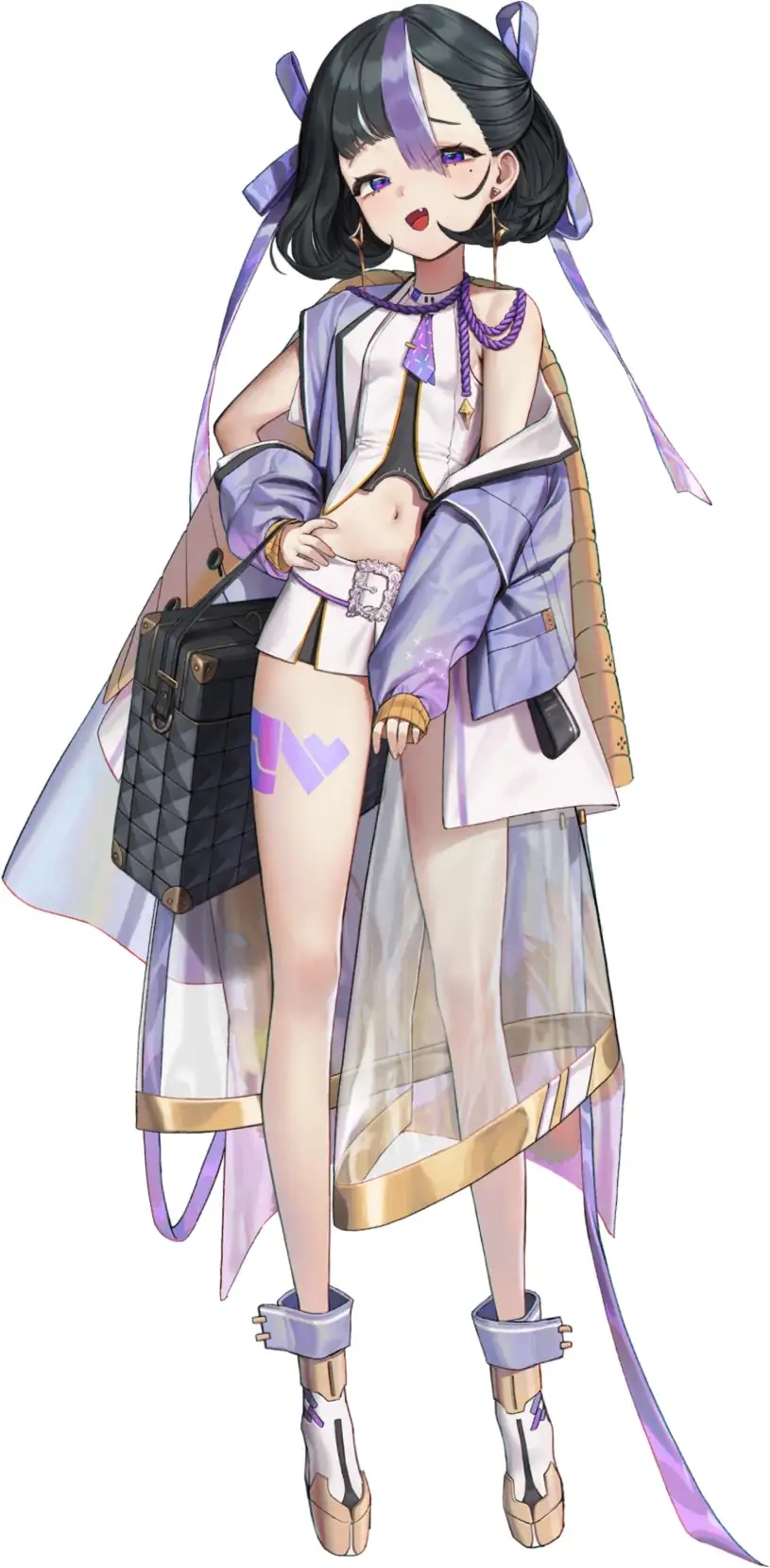 Syuen, personagem de NIKKE, em arte oficial do jogo
