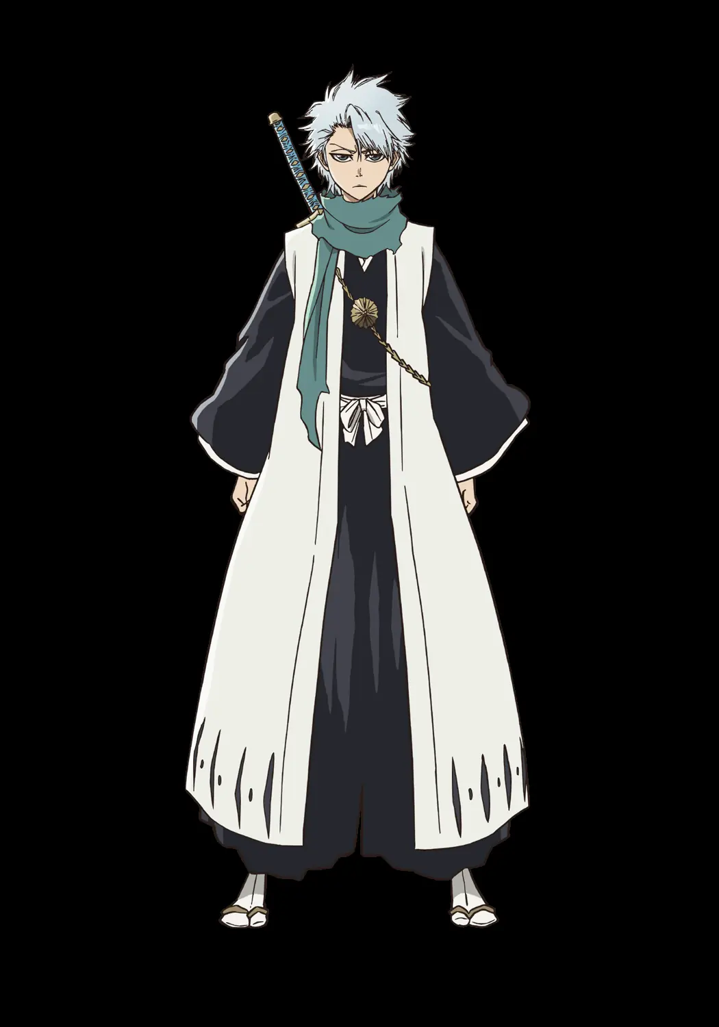 Toshiro Hitsugaya, capitão do 10º esquadrão do Gotei 13 em Bleach